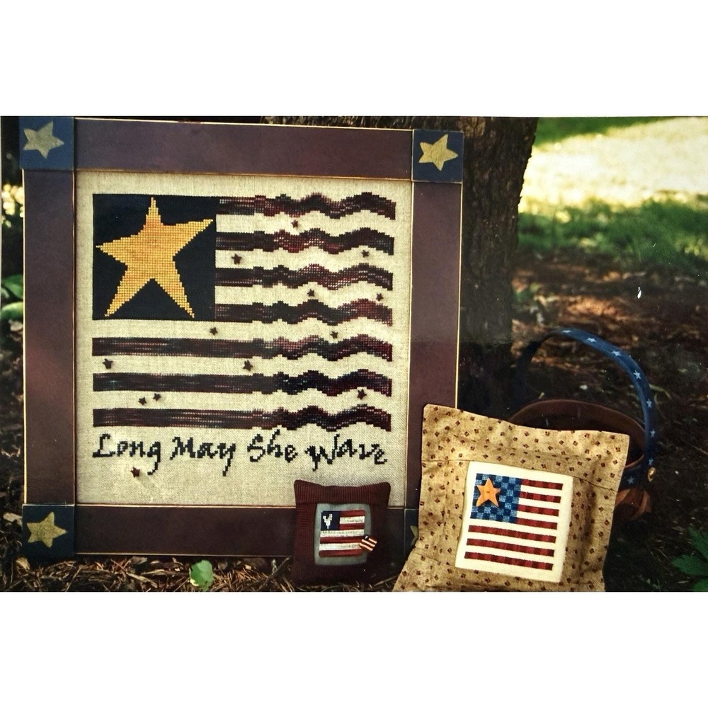SAM SARAH DESIGN STUDIO ~ Long May She Wave Cross Stitch Pattern